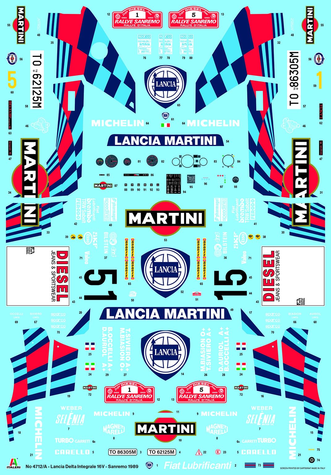italeri-4712-lancia-delta-hf-integrale-16v-sanremo-1989-kit-plastique-1-12 image 7