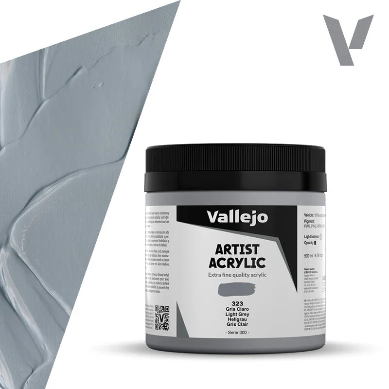 vallejo-beaux-arts-peinture-acrylique-gris-clair-500-ml image 1