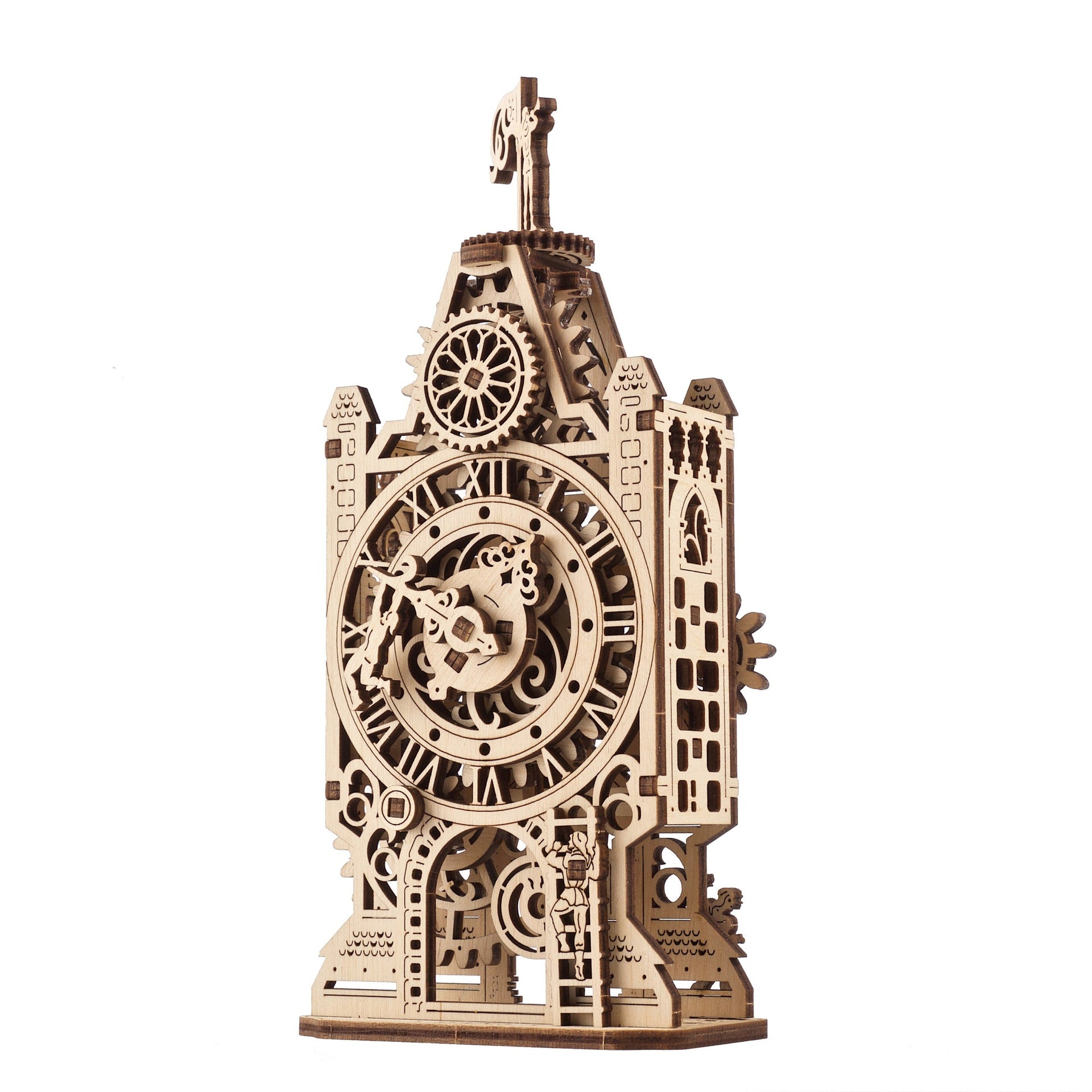 ugears-old-clock-tower-maquette-tour-d-horloge-m-di-vale-en-bois-m-canique image 3