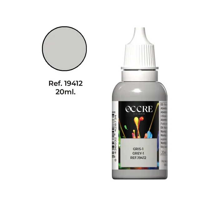 occre-vernice-acrilica-grigio-chiaro-peinture-acrylique-20-ml image 1