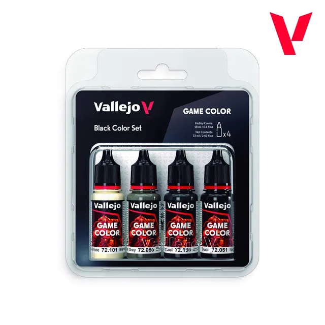vallejo-game-color-set-4-noirs-18-ml image 1