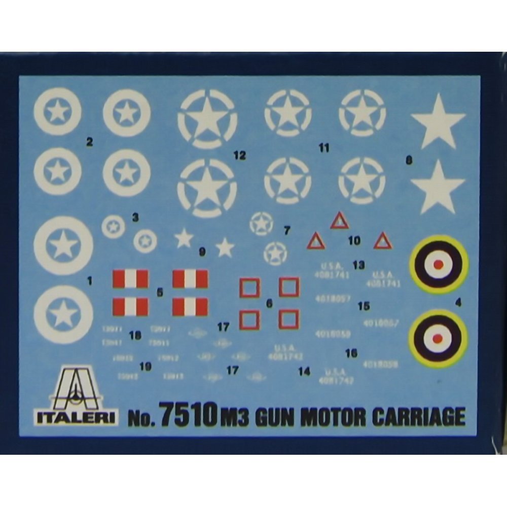 italeri-i7510-maquette-char-m3-76mm-gun-motor-carriage-chelle-1-72-2-kits image 3