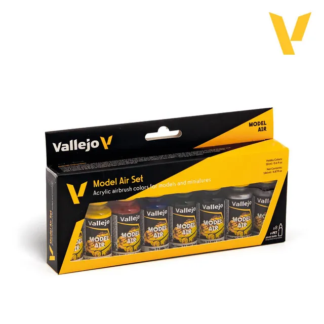 vallejo-model-air-set-8-couleurs-base-a-rographe-18-ml image 1