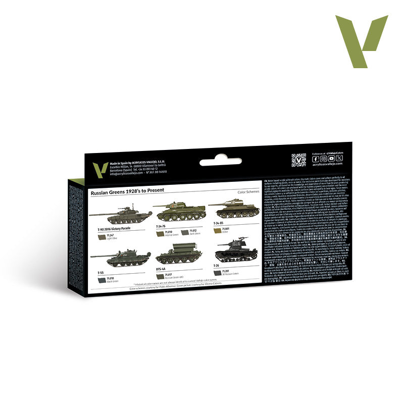vallejo-model-air-set-8-verts-v-hicules-sovi-tiques-et-russes-8-x-18-ml image 2