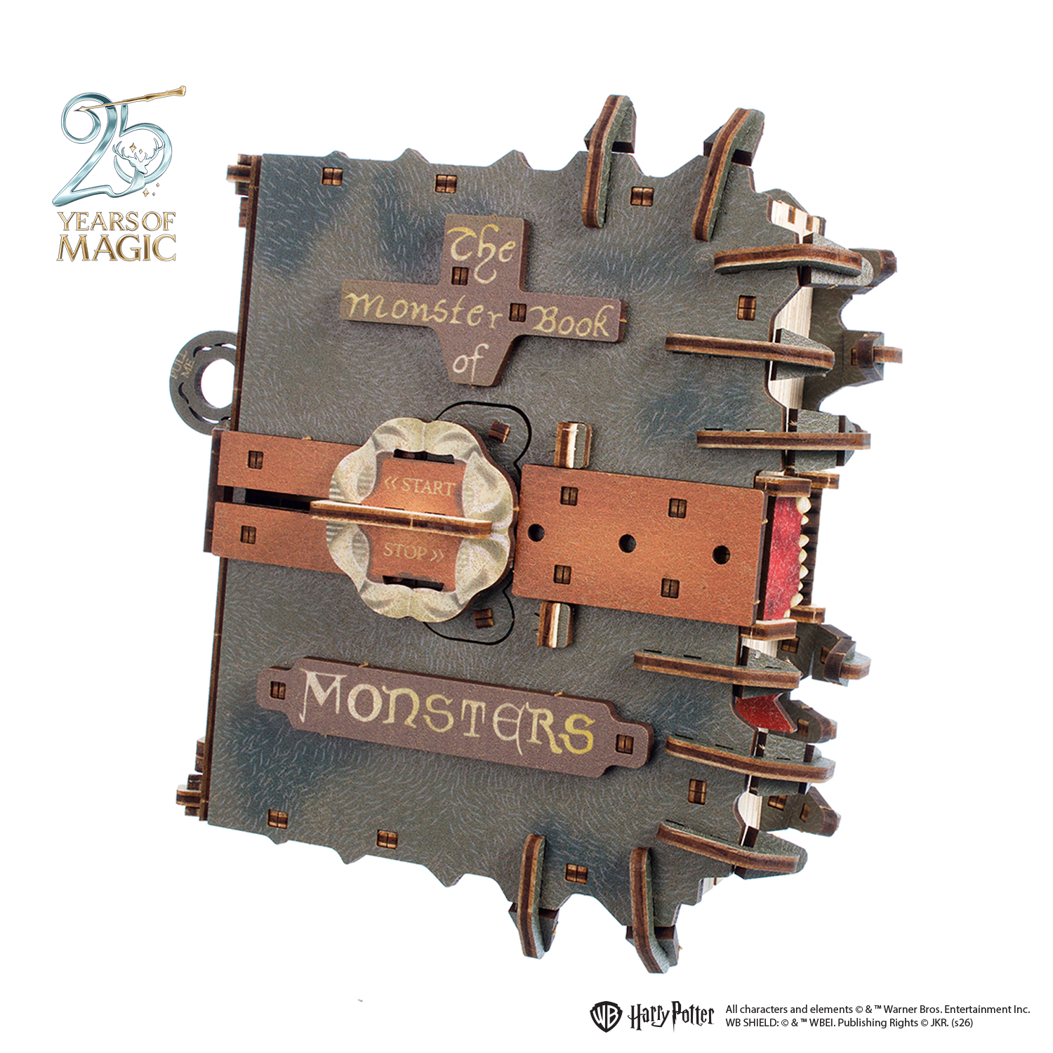 ugears-the-monster-book-of-monsters-harry-potter-maquette-livre-magique-en-bois image 1