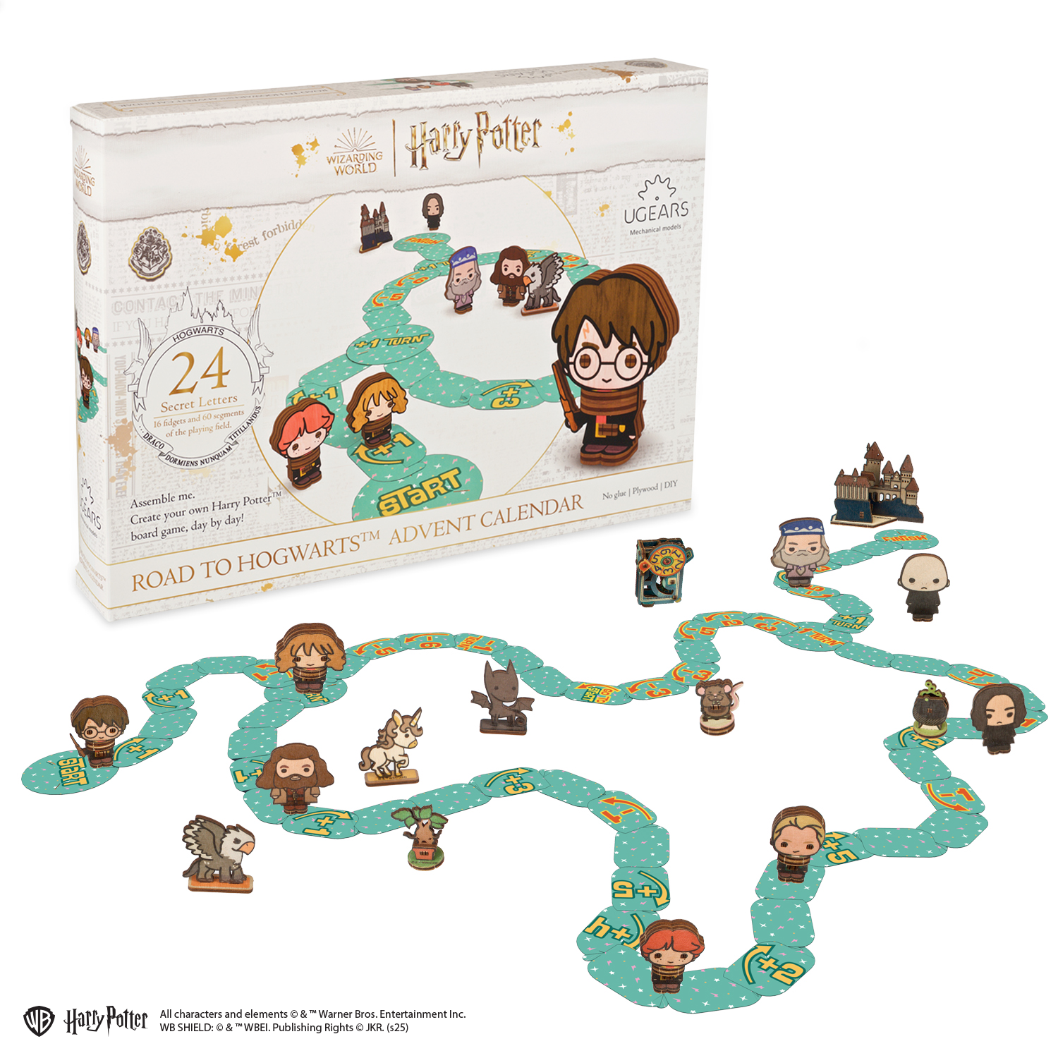 ugears-road-to-hogwarts-advent-calendar-calendrier-de-l-avent-jeu-de-soci-t-harr image 2