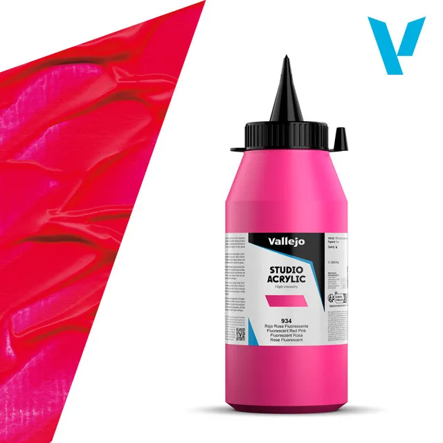 vallejo-acrylique-beaux-arts-rouge-rose-fluo-1-l image 1