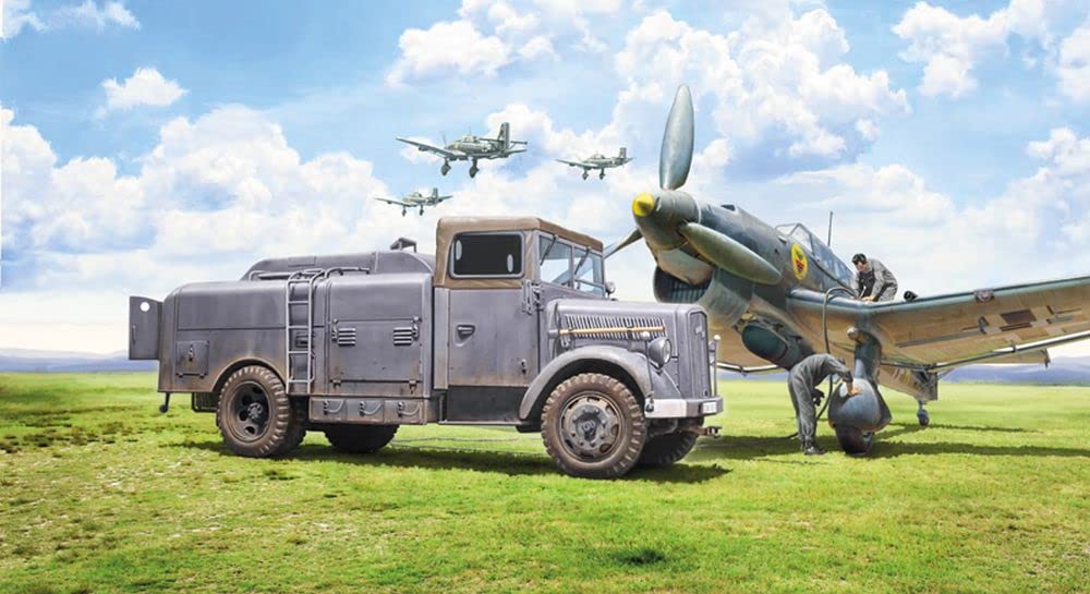 italeri-opel-blitz-tankwagen-maquette-militaire-monter image 2
