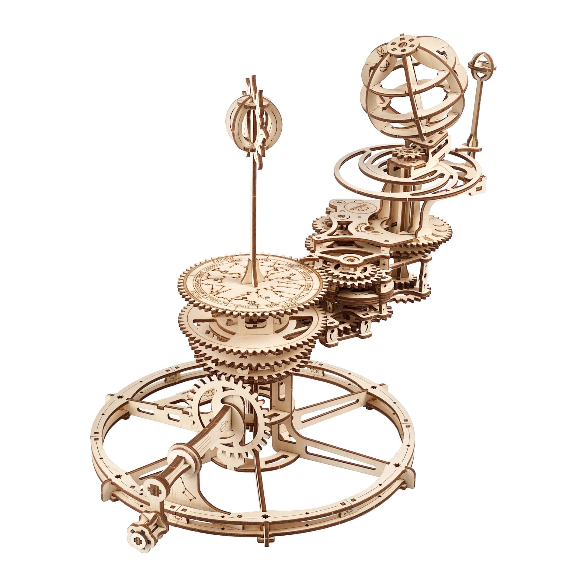 ugears-mechanical-tellurion-maquette-m-canique-en-bois-soleil-terre-lune image 2