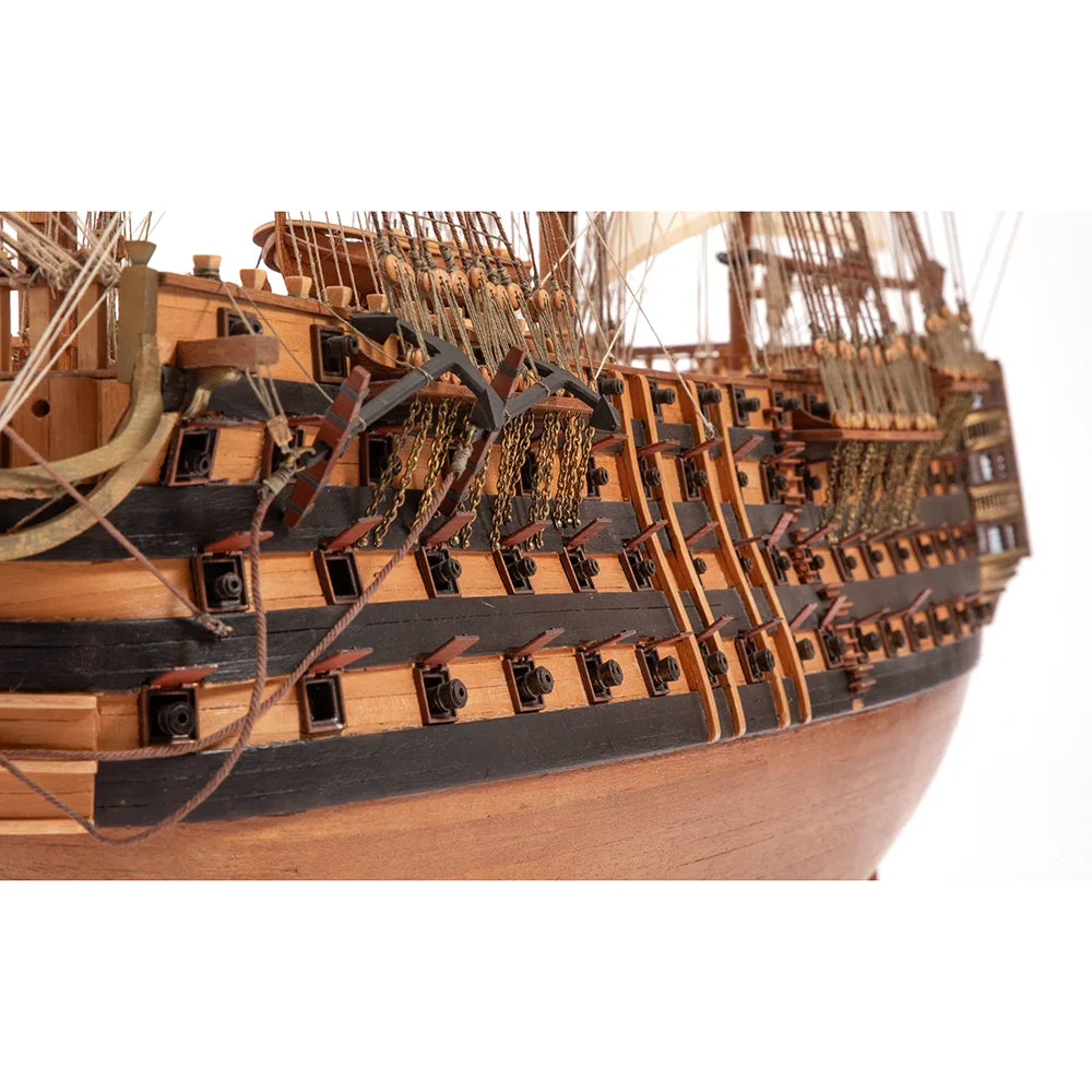 occre-sant-sima-trinidad-maquette-bateau-bois-1er-rang-130-canons image 7