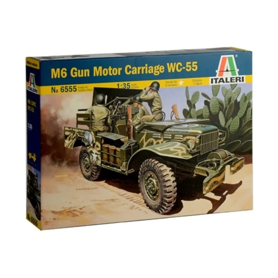 italeri-i6555-m6-gun-motor-carriage-maquette-v-hicule-militaire-1-35 image 1