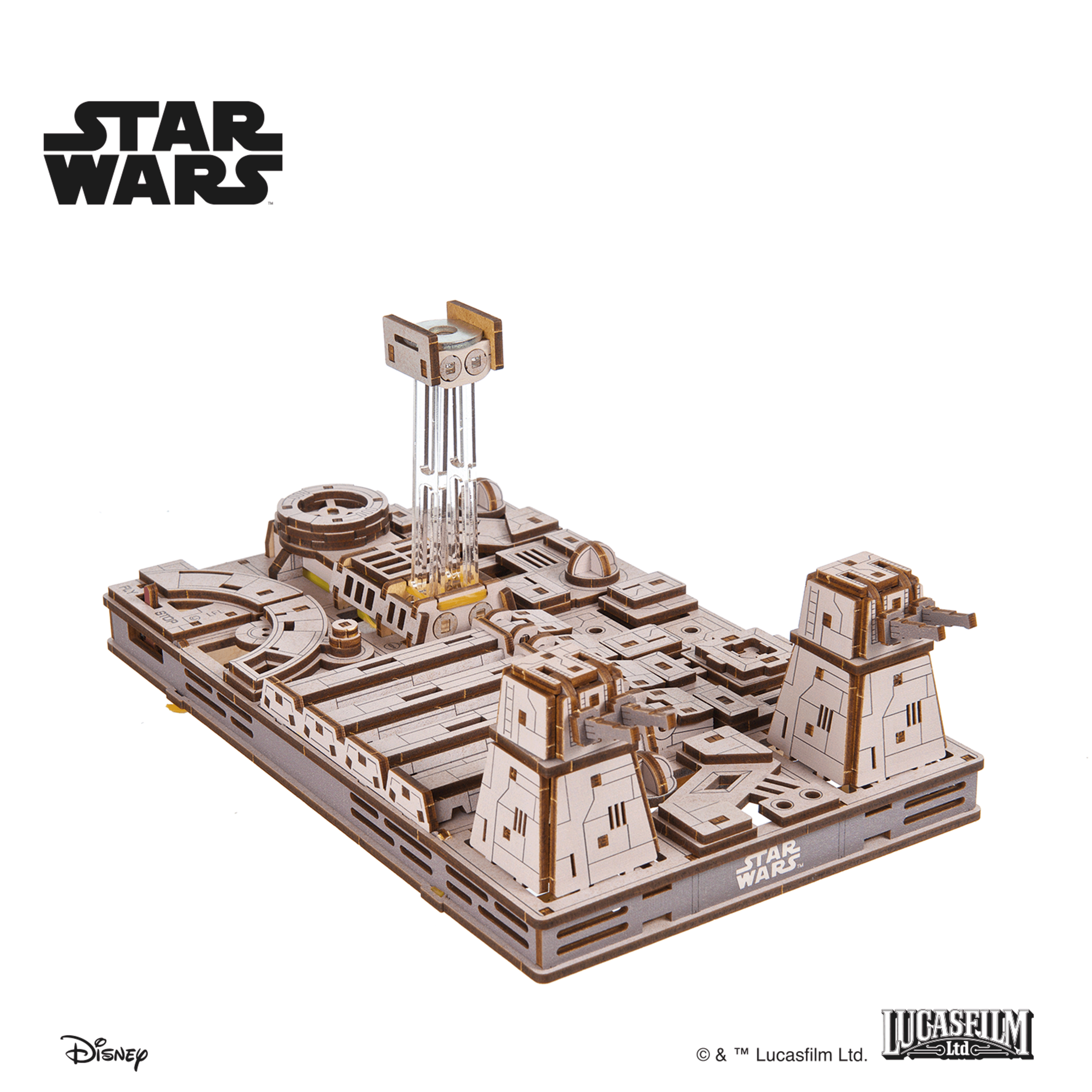 ugears-tie-fighter-star-wars-maquette-m-canique-en-bois image 6