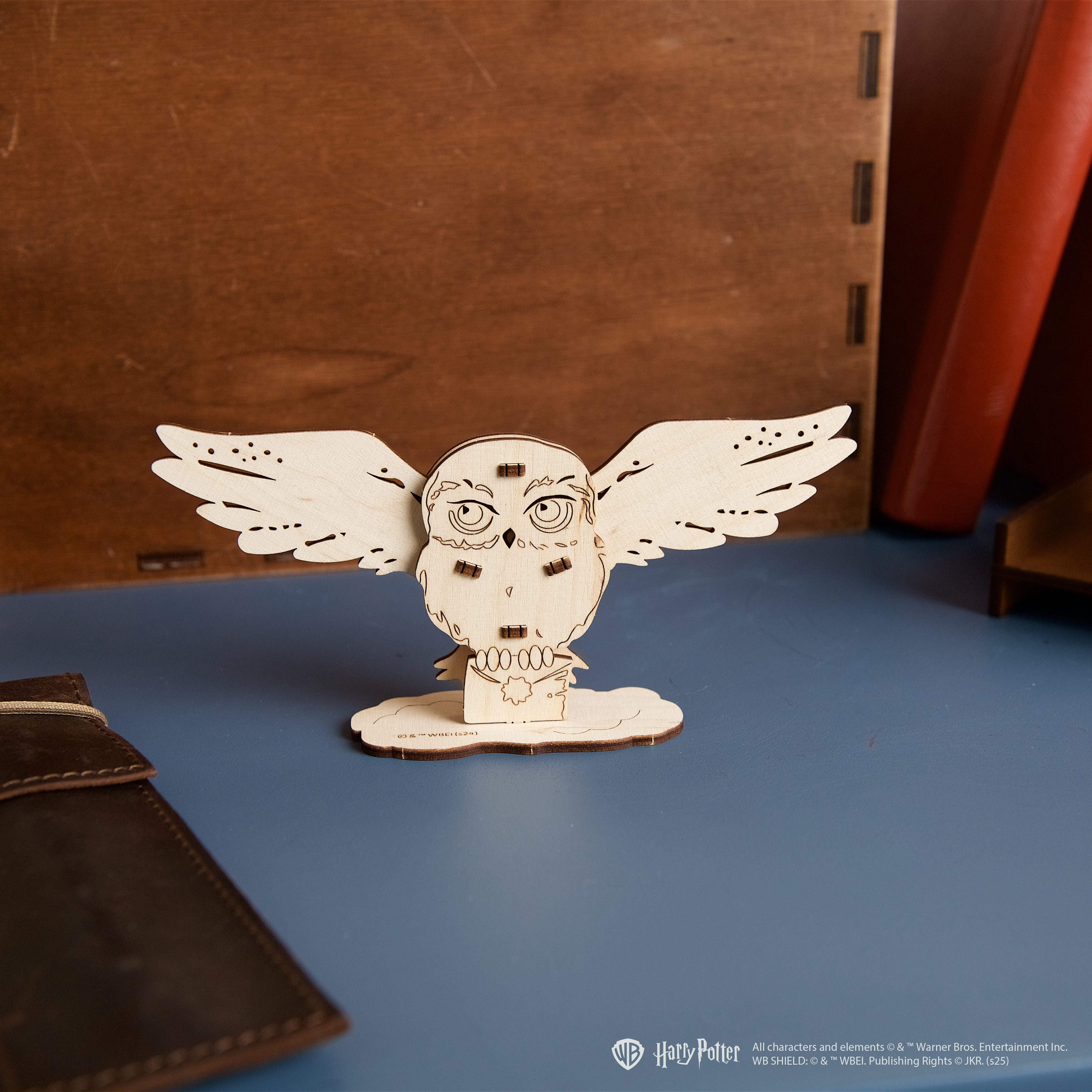 ugears-hedwig-chouette-maquette-bois-3d-colorier-harry-potter image 6