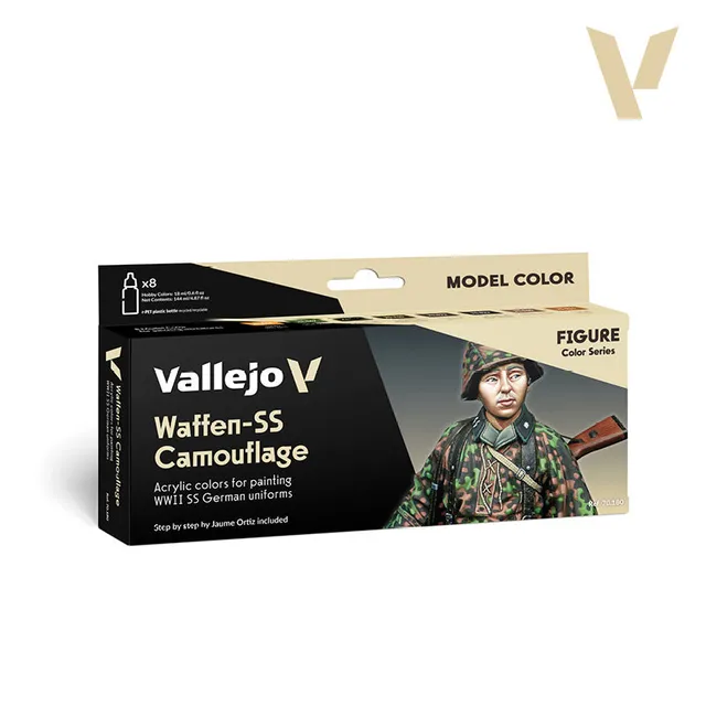 vallejo-model-color-set-8-x-18-ml-camouflages-waffen-ss image 1