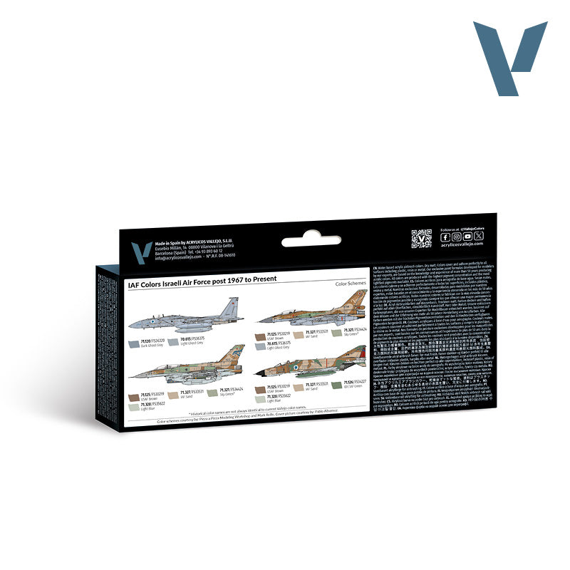 vallejo-model-air-set-8-x-18-ml-avions-israeli-air-force-iaf image 2