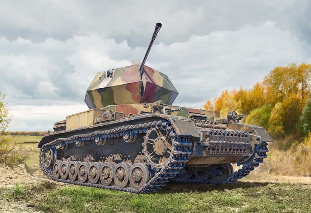 italeri-6594s-flakpanzer-iv-ostwind-1-35-kit-maquette-plastique-monter image 2
