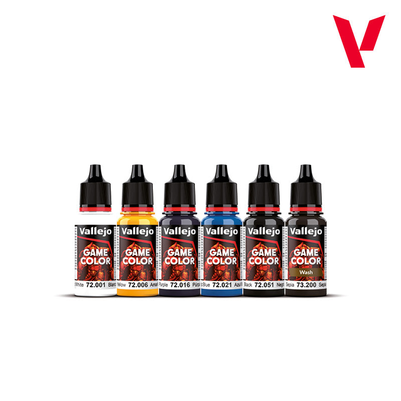 vallejo-x-escoda-ultimate-miniature-set-6-peintures-game-color-5-pinceaux image 3