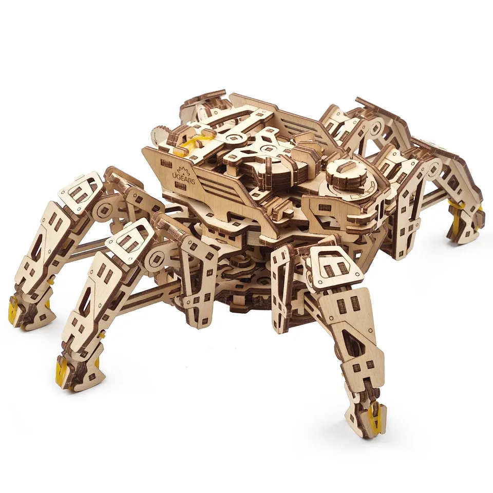 ugears-hexapod-explorer-maquette-m-canique-en-bois-monter image 1