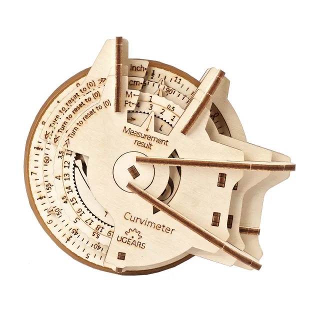 ugears-curvimeter-maquette-bois-ducative-instrument-de-mesure-stem image 1