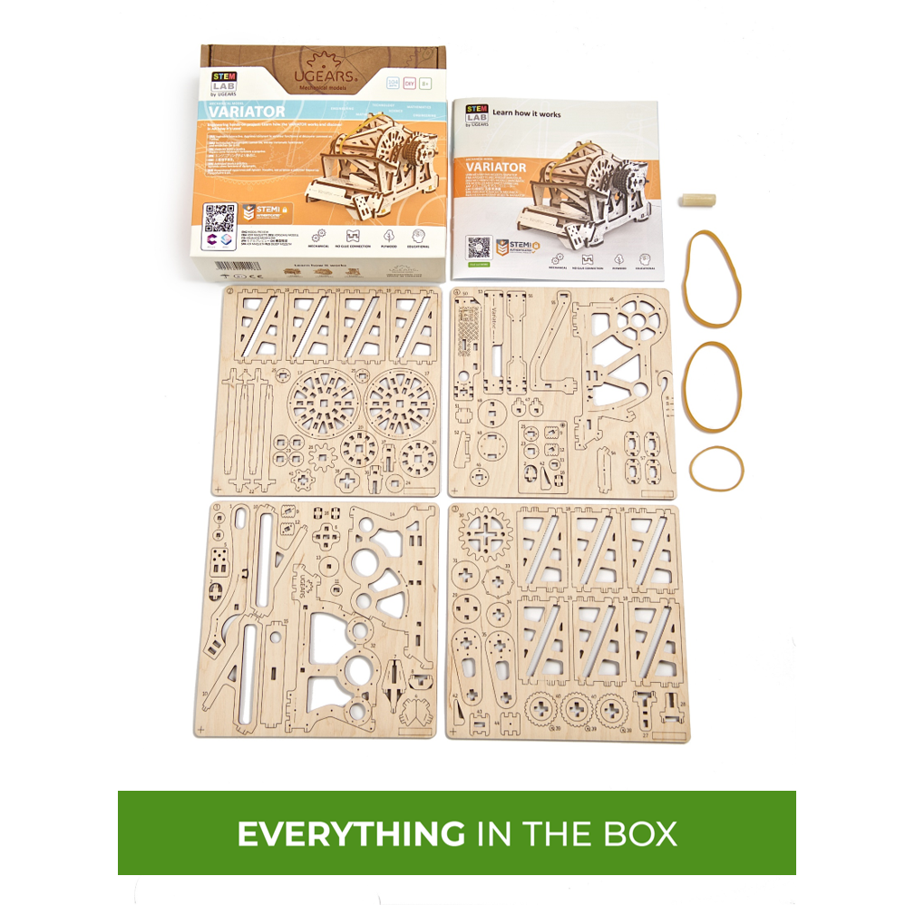 ugears-variator-maquette-ducative-stem-lab-construire image 6