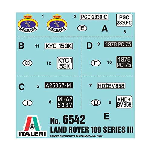 italeri-land-rover-109-guardia-civil-i6542-maquette-v-hicule-militaire-plastique image 5