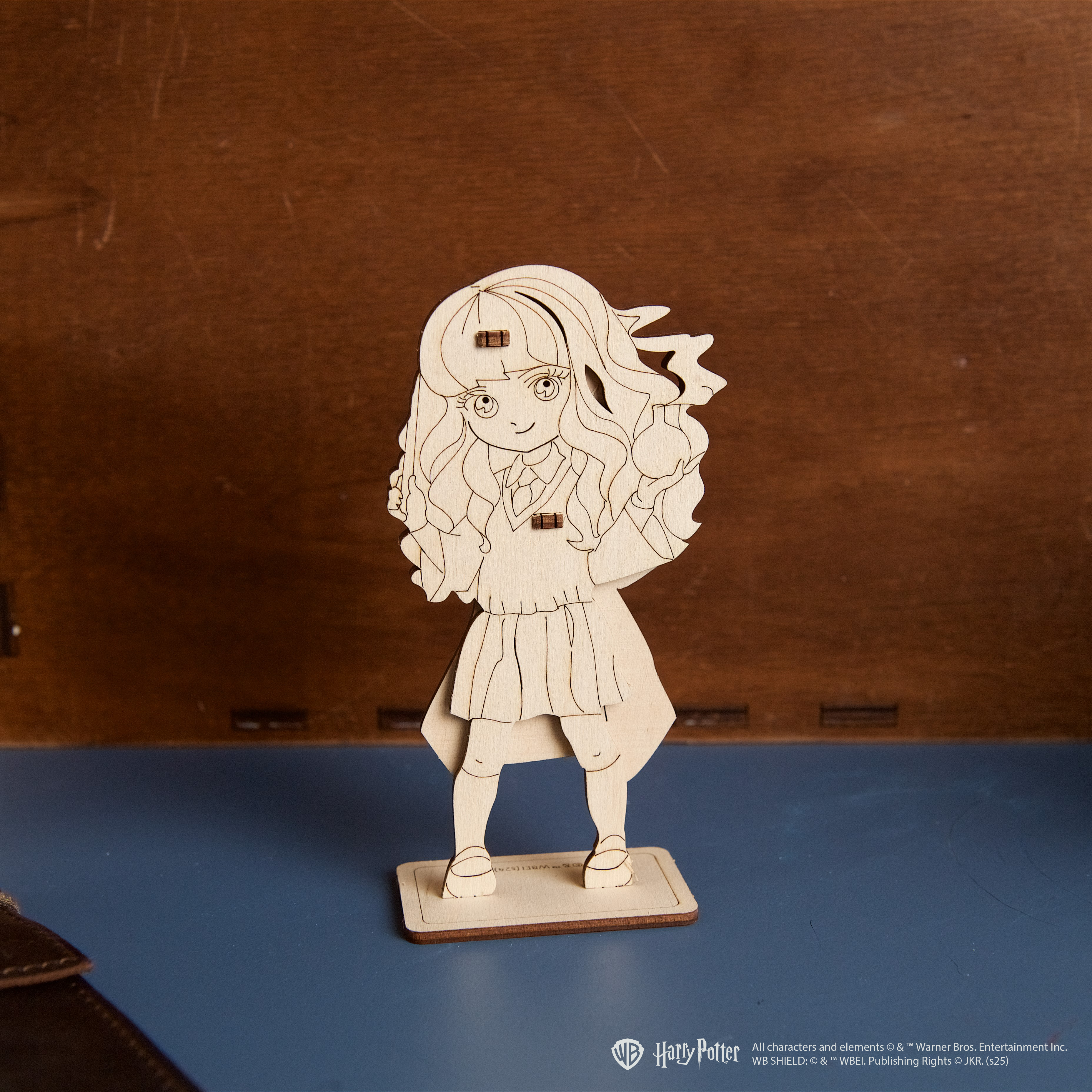 ugears-hermione-granger-maquette-3d-bois-colorier-harry-potter image 6