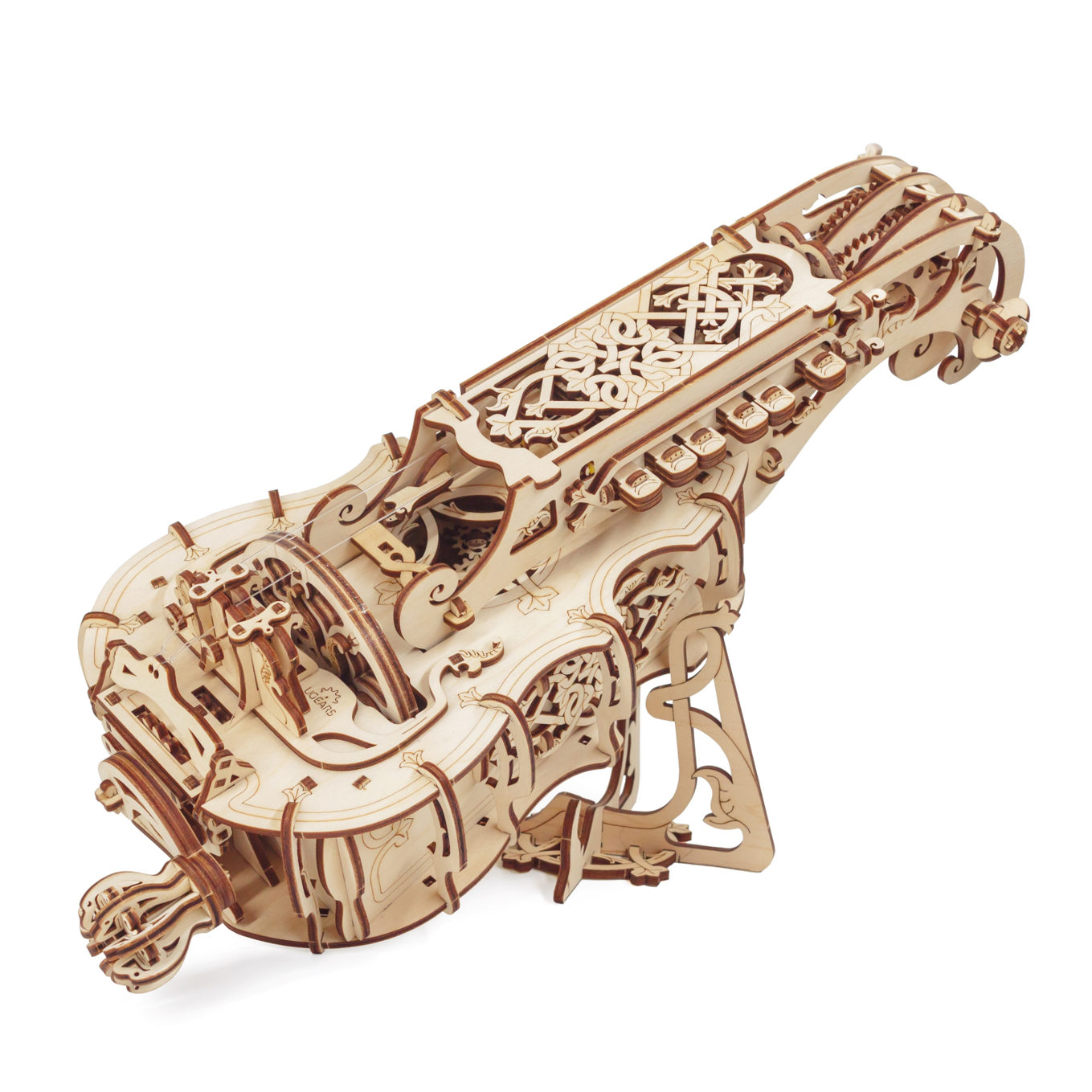 ugears-hurdy-gurdy-maquette-m-canique-en-bois-instrument-de-musique image 1