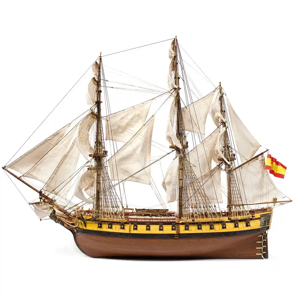 occre-n-s-mercedes-kit-maquette-bateau-fr-gate-34-canons image 1