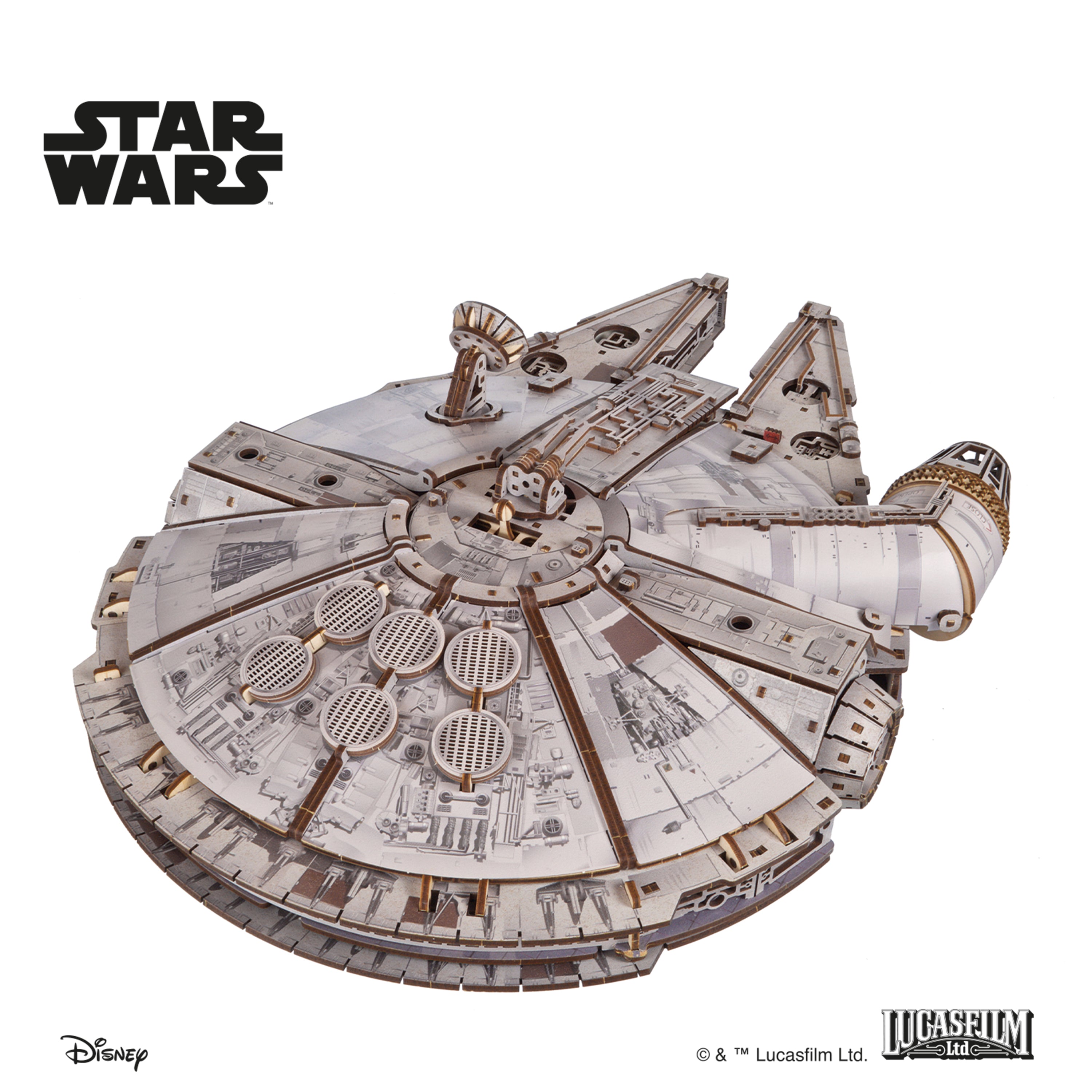 ugears-millennium-falcon-star-wars-maquette-bois-m-canique-1-75 image 5