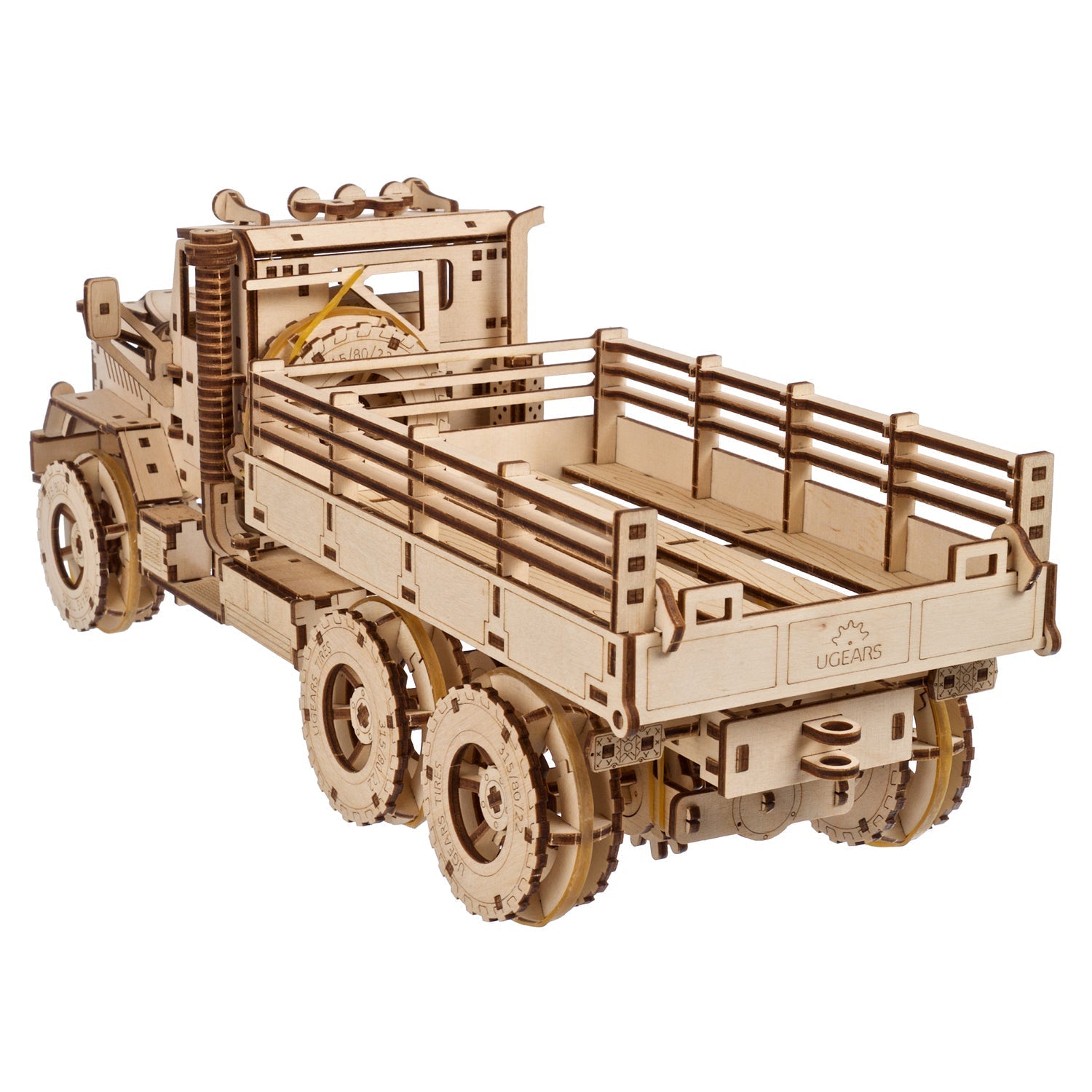 ugears-cargo-truck-camion-6x6-maquette-bois-m-canique-advanced image 3