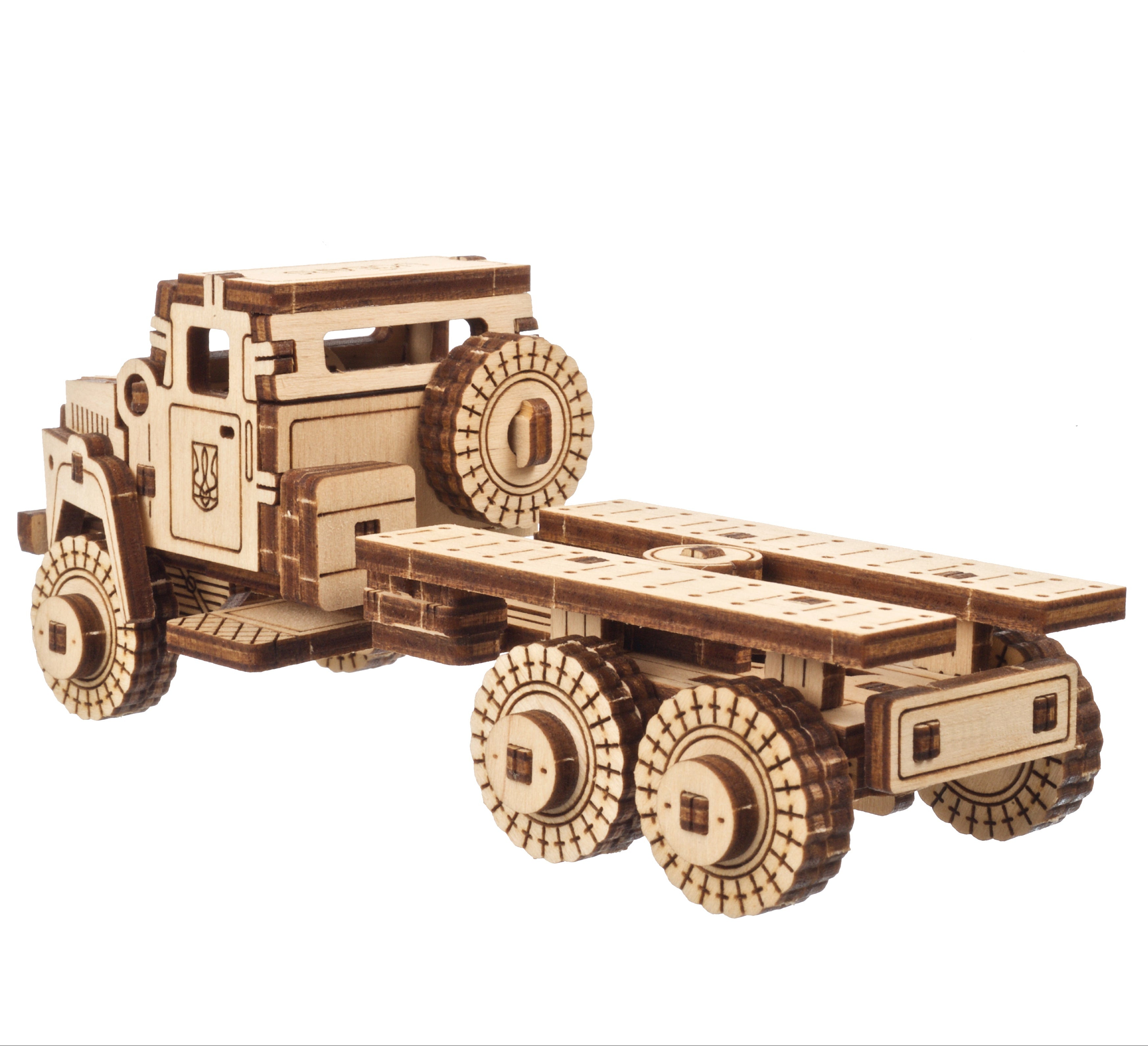 ugears-military-truck-maquette-m-canique-en-bois-3-essieux image 3