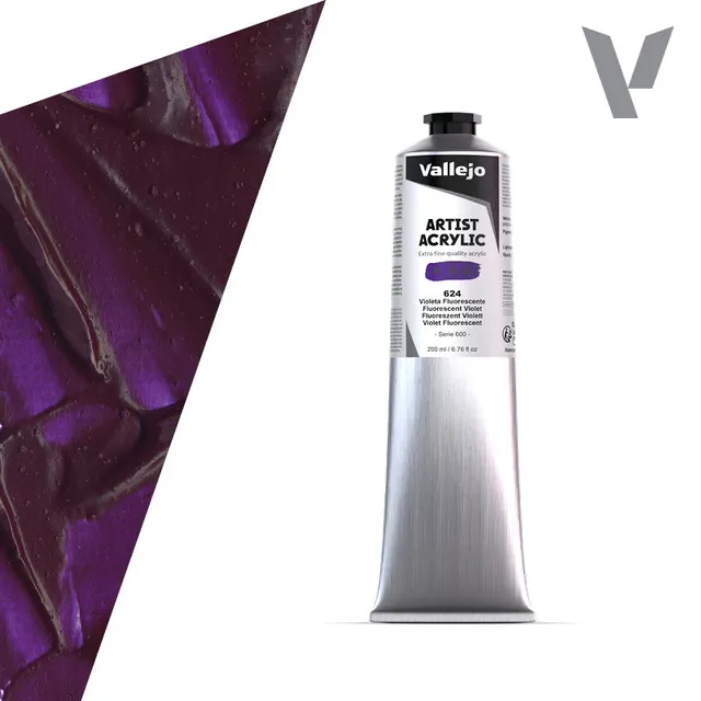 vallejo-beaux-arts-peinture-acrylique-violet-fluorescent-200-ml image 1