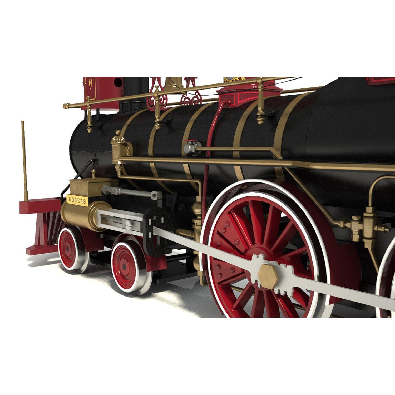 occre-rogers-119-locomotive-4-4-0-american-1868-kit-train-bois-et-m-tal image 8