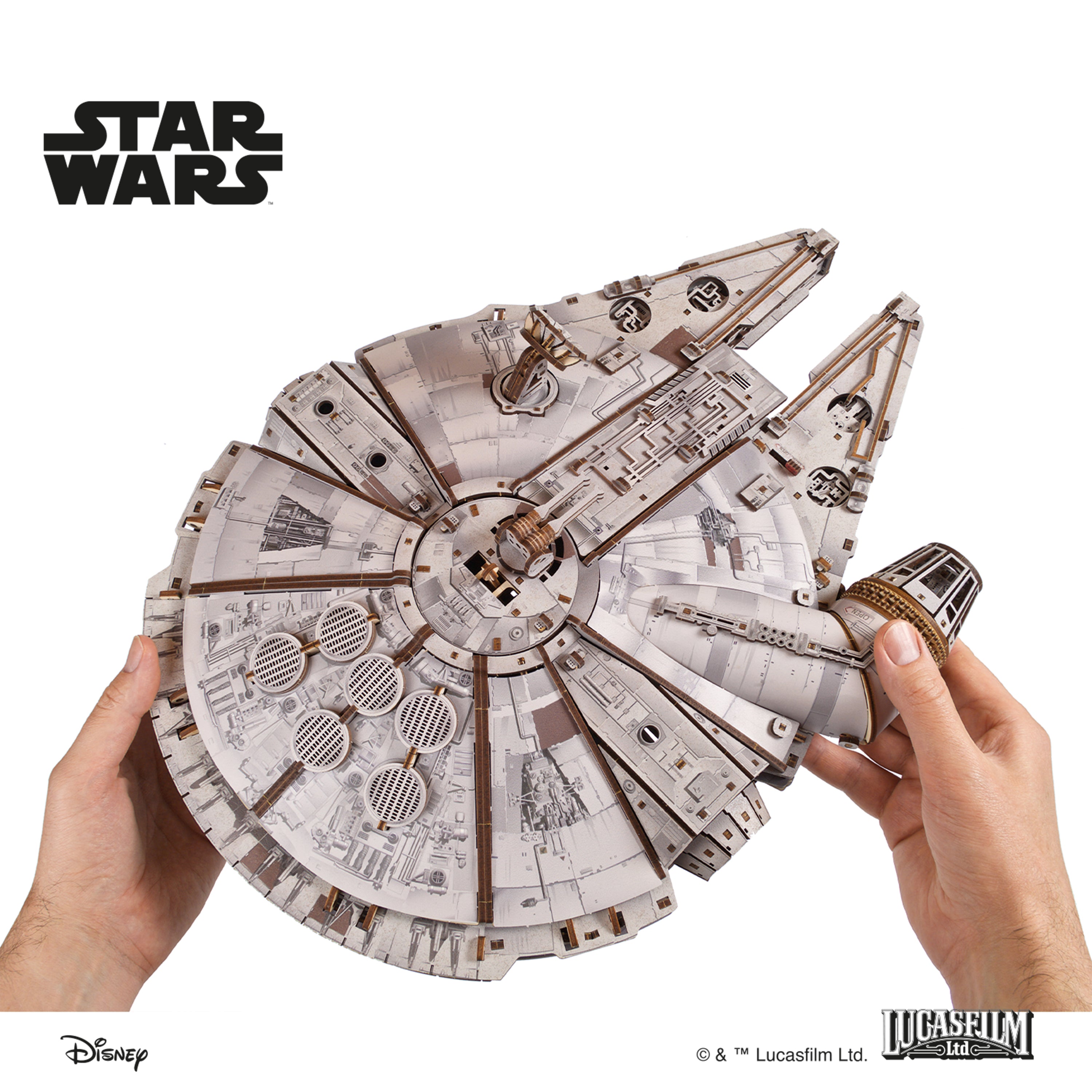 ugears-millennium-falcon-star-wars-maquette-bois-m-canique-1-75 image 8