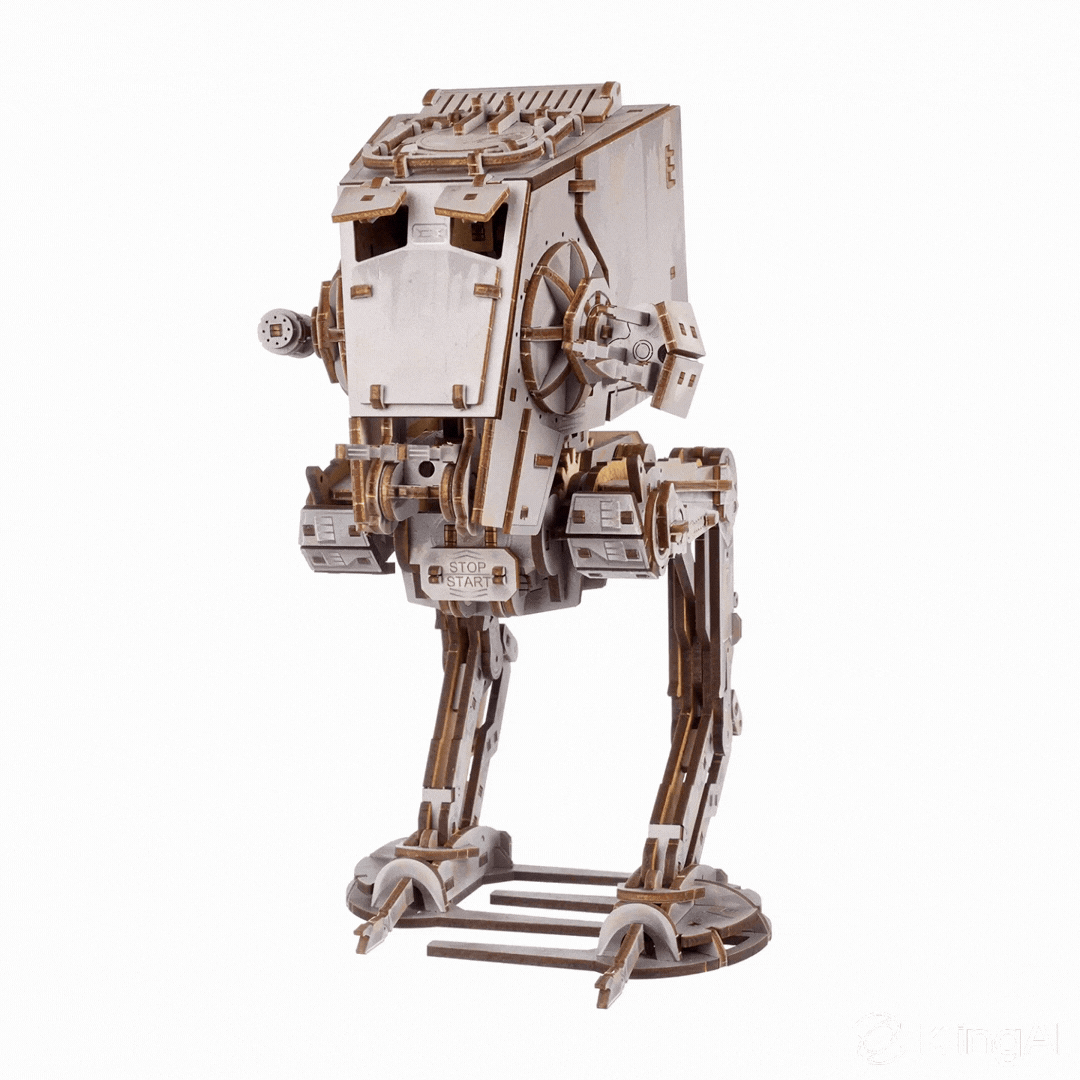 ugears-at-st-walker-star-wars-maquette-marcheur-imp-rial-en-bois-ressort image 2