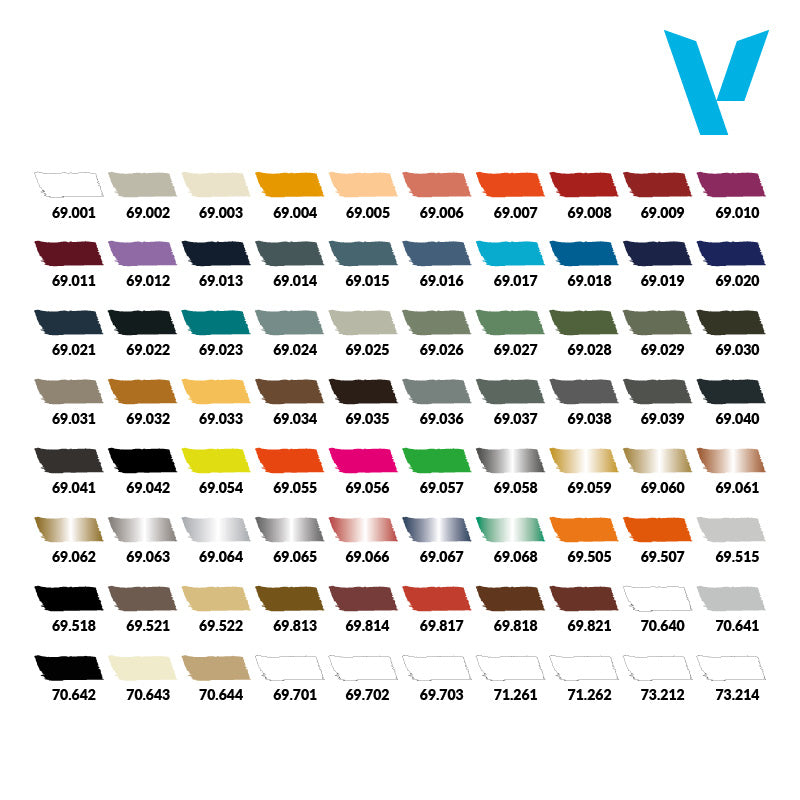 vallejo-mecha-color-mallette-80-couleurs-17-ml-peinture-maquette image 2