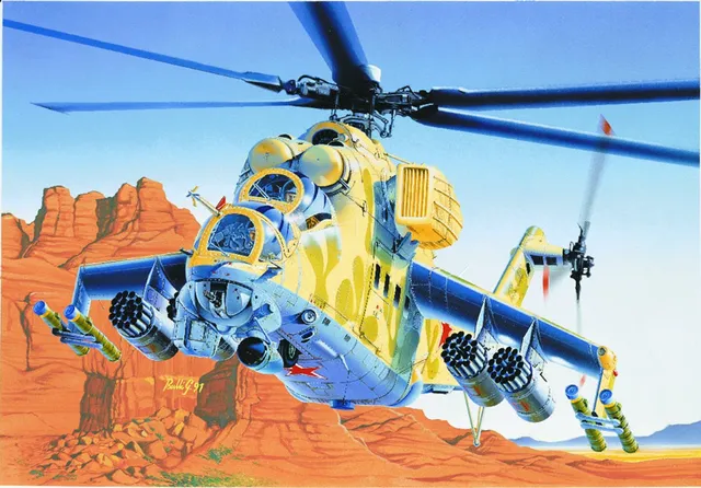 italeri-i014-mil-mi-24-hind-d-e-maquette-h-licopt-re-plastique-1-72 image 1