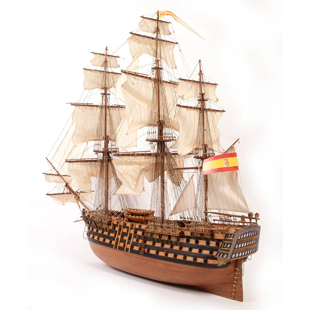 occre-sant-sima-trinidad-maquette-bateau-bois-1er-rang-130-canons image 4