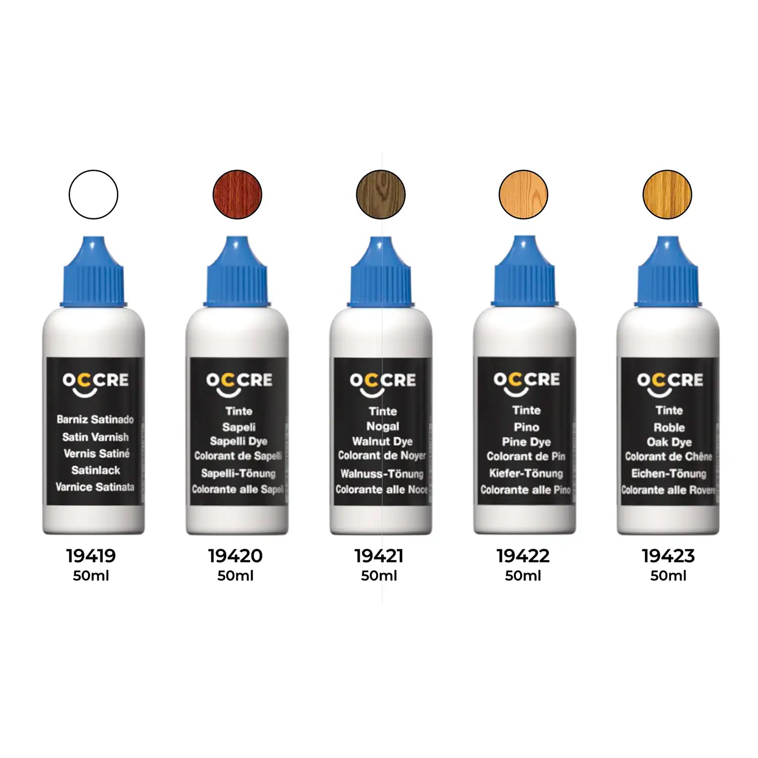 occre-pack-teintures-et-vernis-acrylique-50-ml-pin-sapelli-noyer-ch-ne image 1