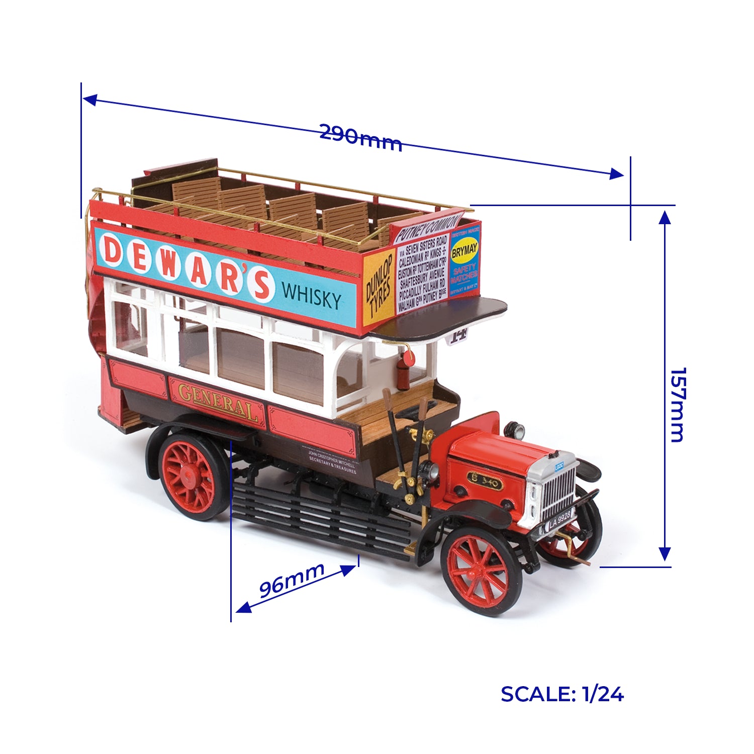 occre-aec-bus-b-type-maquette-bus-anglais-en-kit-bois-et-m-tal image 2