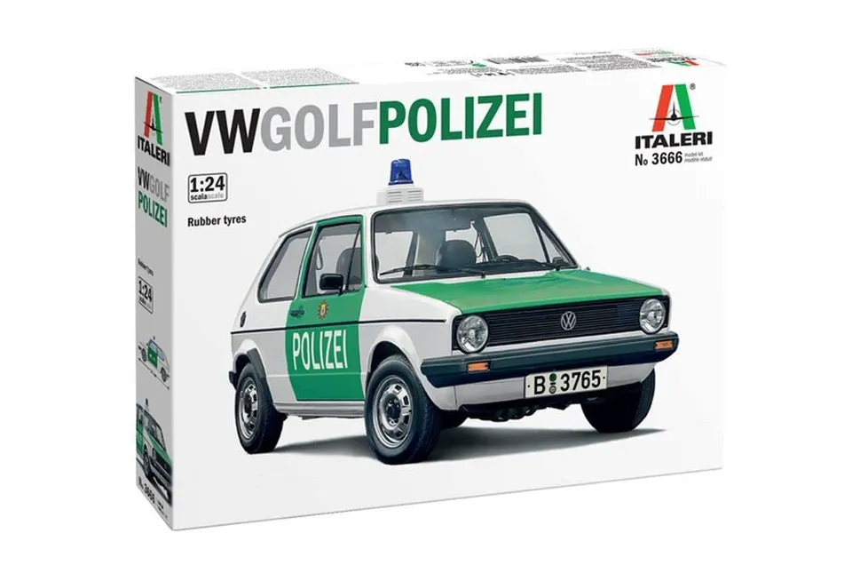 italeri-3666s-1-24-vw-golf-mk-i-police-kit-maquette-plastique-coller image 1