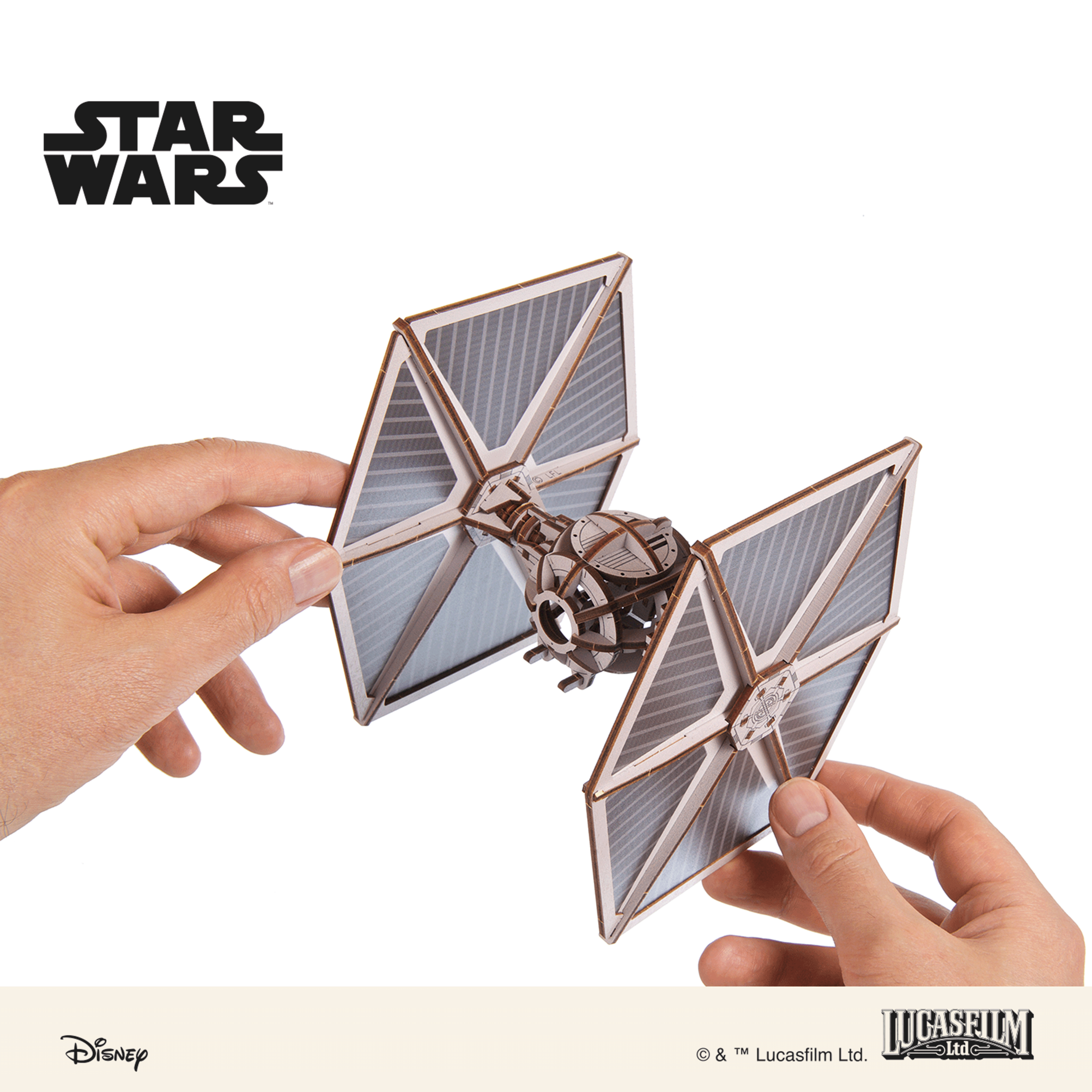 ugears-tie-fighter-star-wars-maquette-m-canique-en-bois image 5