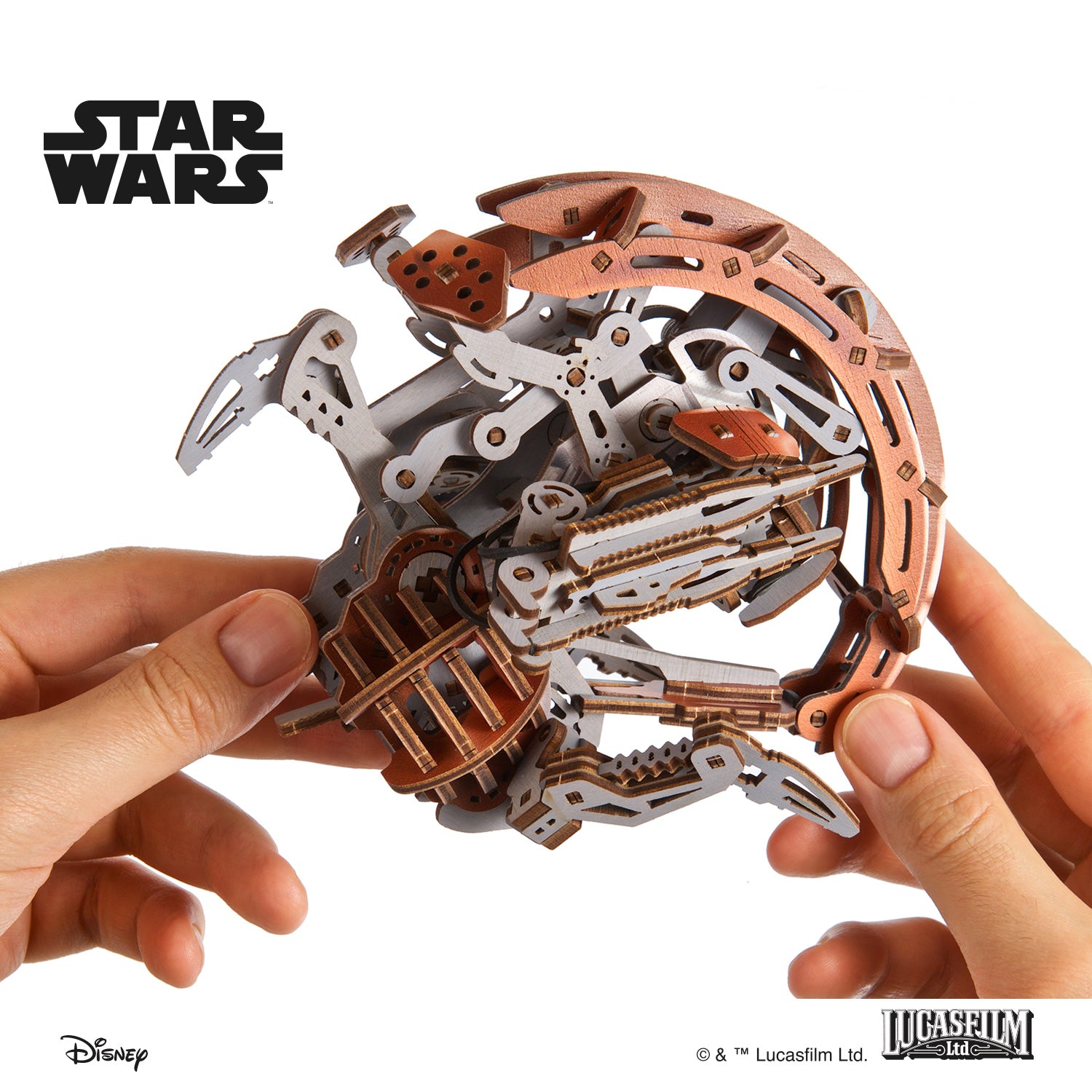 ugears-droideka-star-wars-maquette-dro-de-destructeur-bois image 8