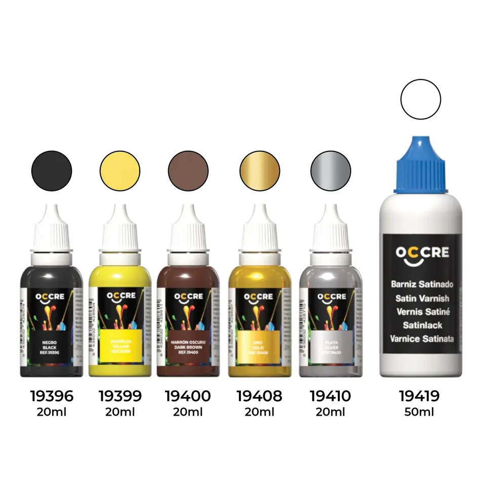 occre-pack-peintures-acryliques-rocket-set-6-pots image 1