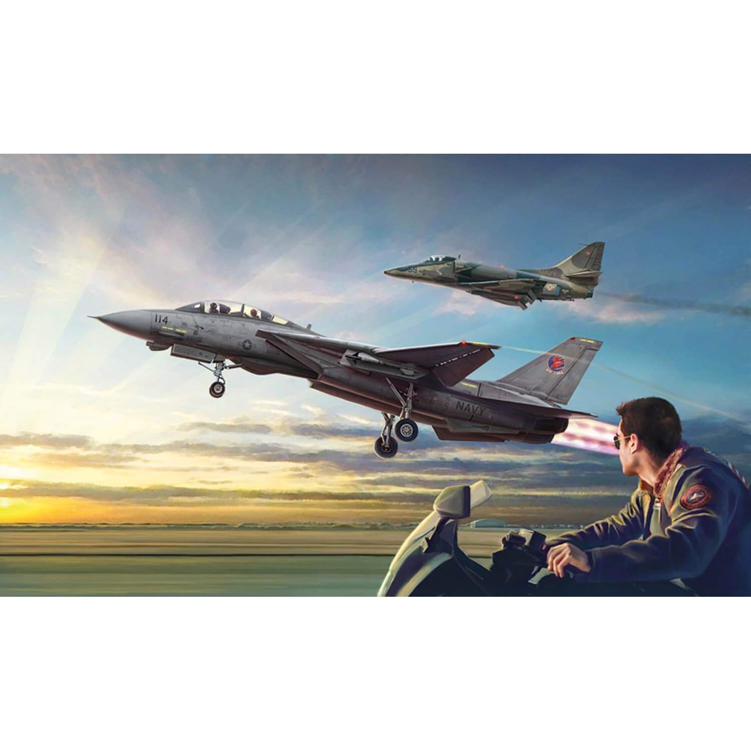 italeri-it1422-grumman-f-14-tomcat-maquette-avion-plastique-assembler image 1