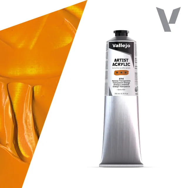 vallejo-acrylique-beaux-arts-orange-transparent-200-ml image 1