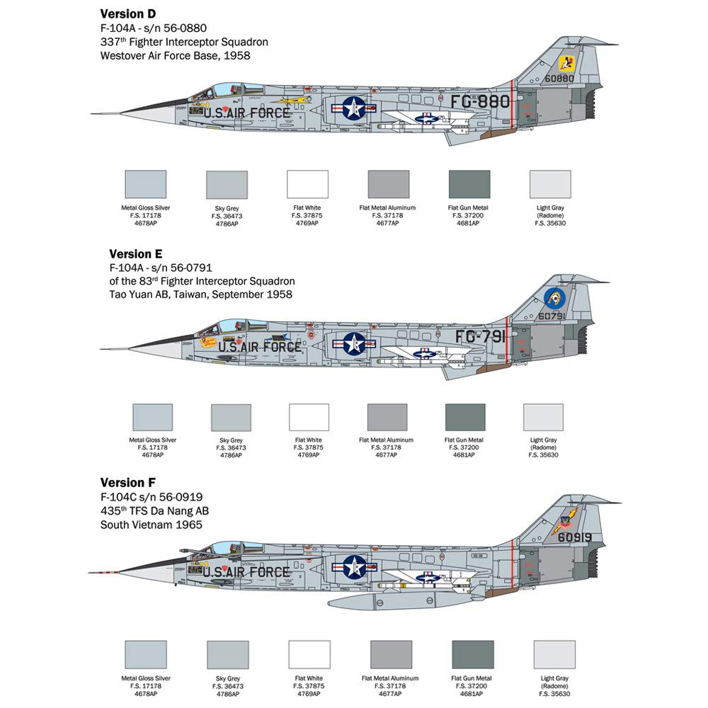 italeri-f-104a-c-starfighter-maquette-avion image 3