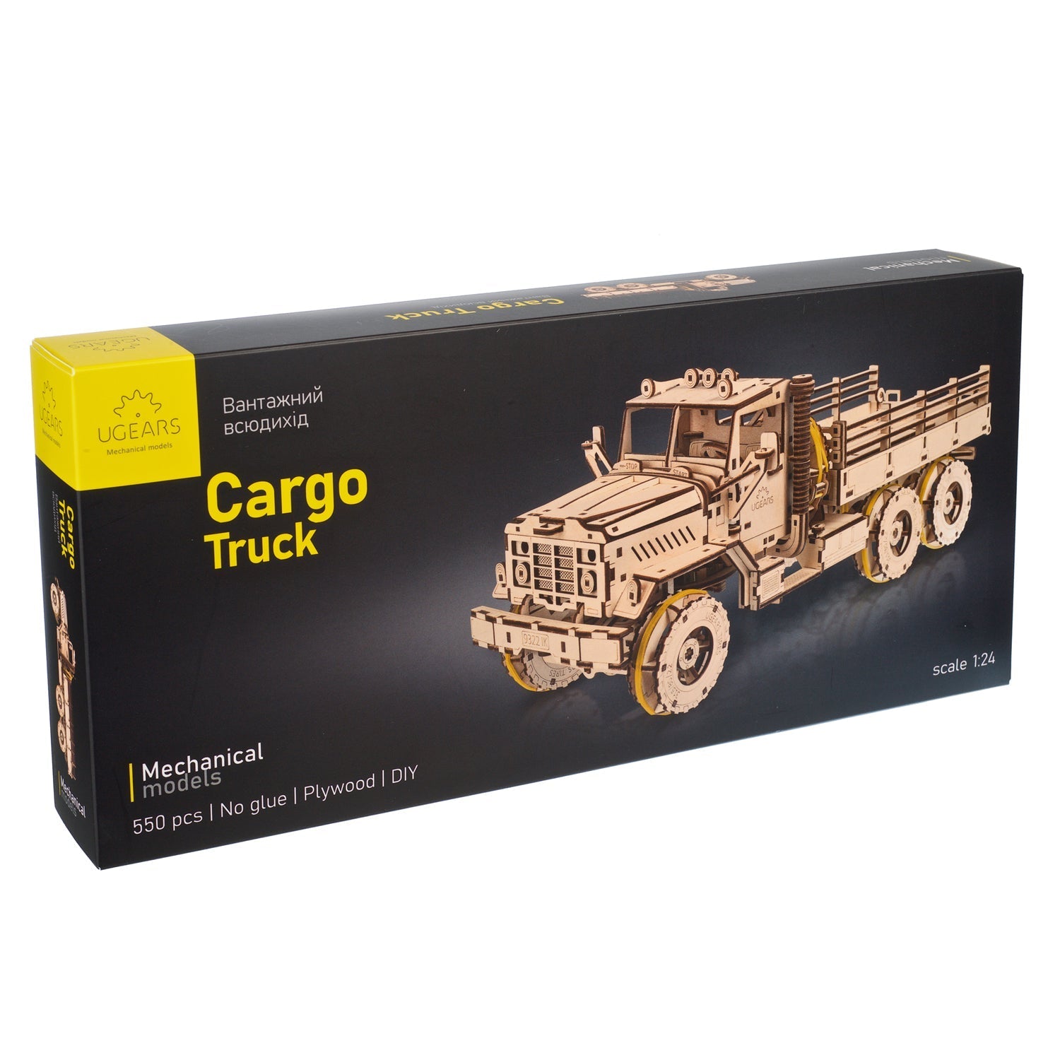 ugears-cargo-truck-camion-6x6-maquette-bois-m-canique-advanced image 5