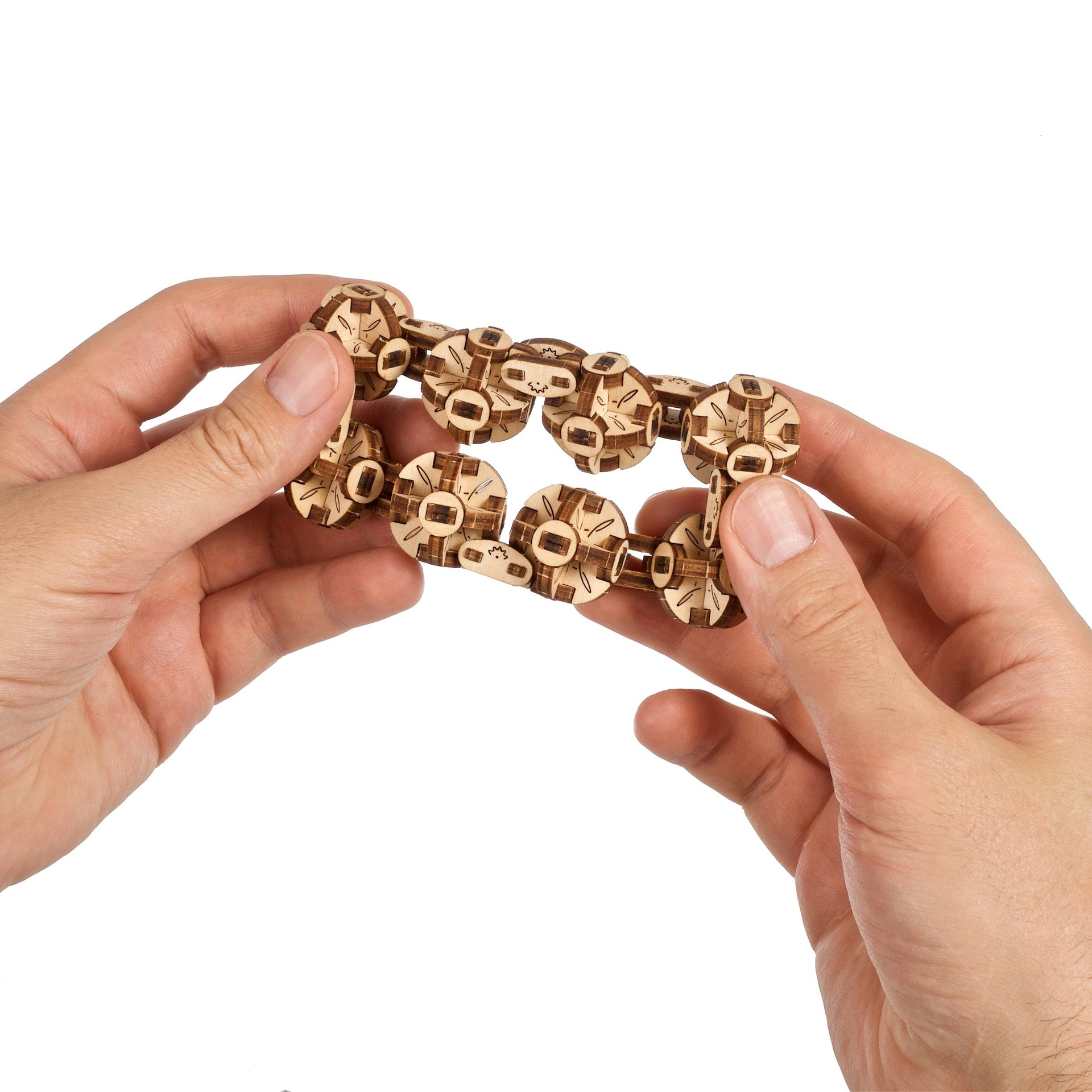 ugears-flexi-cubus-2-0-puzzle-3d-m-canique-octasph-re-steampunk image 4