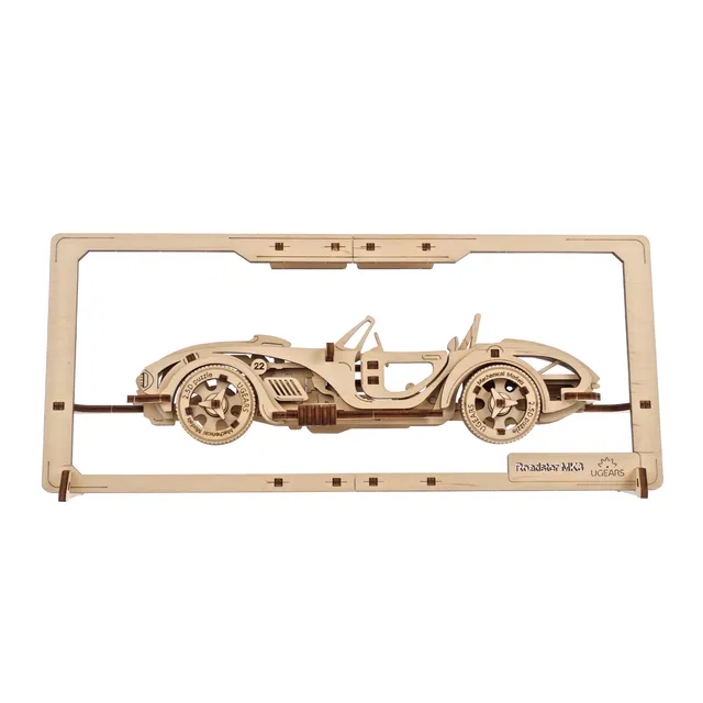 ugears-roadster-mk3-2-5d-puzzle-tableau-bois-m-canique-monter image 1